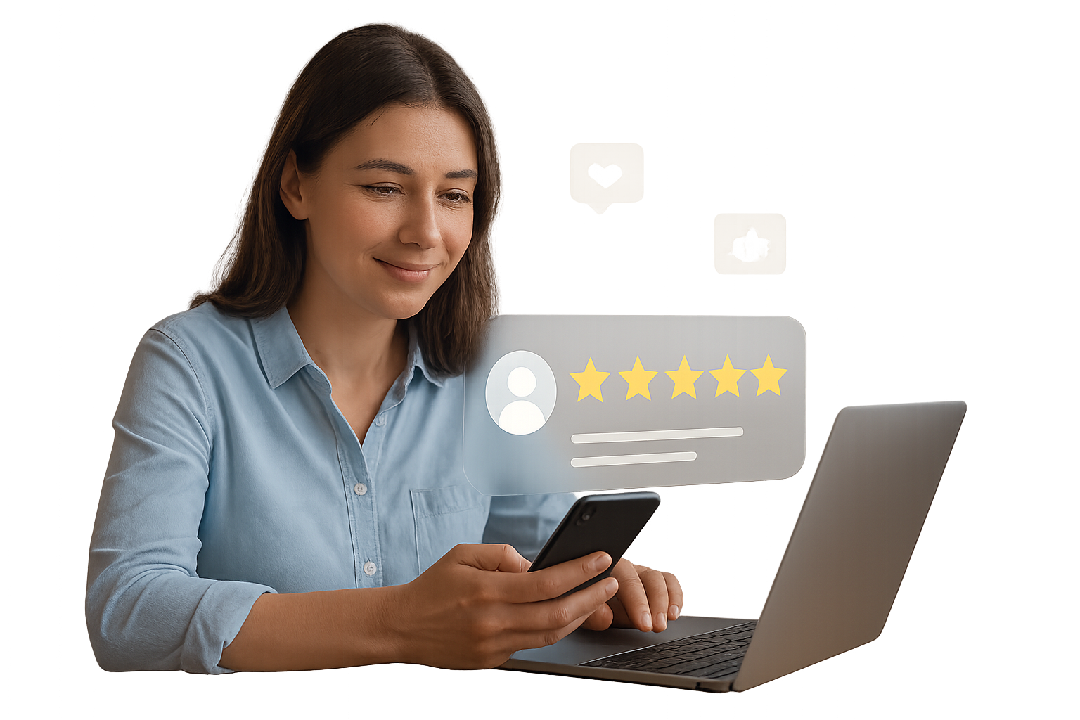 reviews illustration